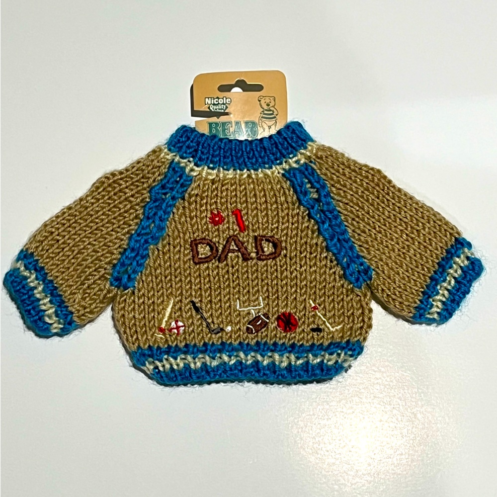 Nicole Bear Sweaters (Fits 10”-12”) #1 DAD